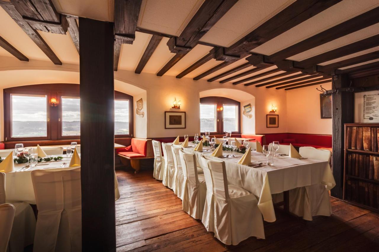 Hotel-Restaurant Burg Hornberg Neckarzimmern Exterior foto