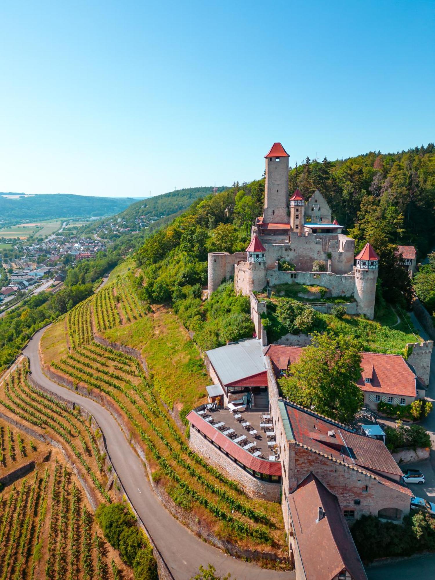 Hotel-Restaurant Burg Hornberg Neckarzimmern Exterior foto