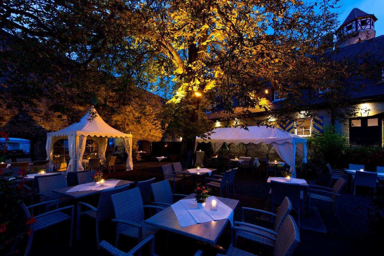 Hotel-Restaurant Burg Hornberg Neckarzimmern Exterior foto